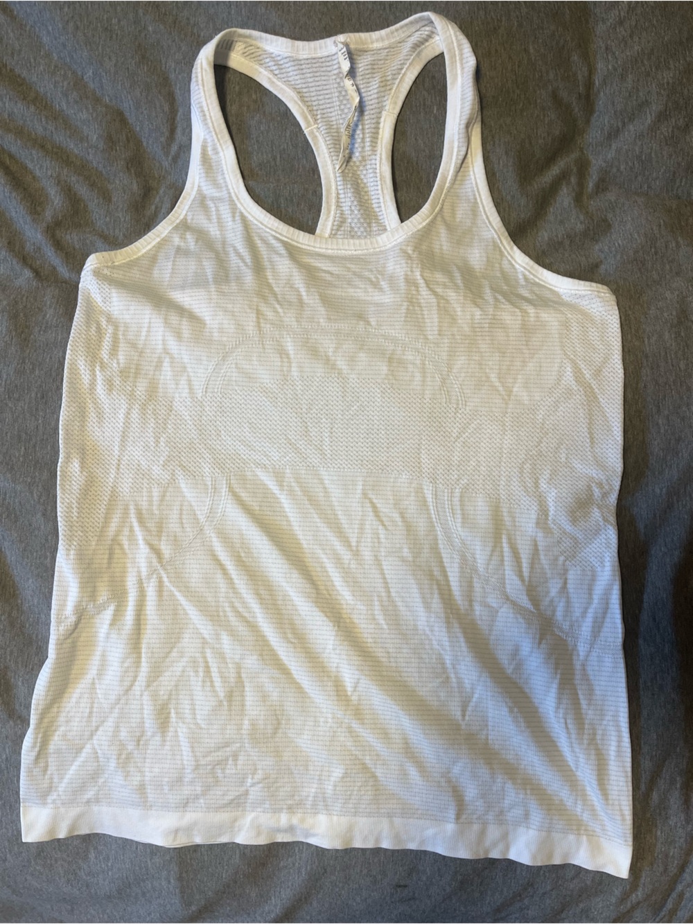 lululemon athletica White Racerback Tank Top